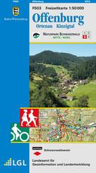 Topographische Freizeitkarte Baden-W&uuml;rttemberg Offenburg