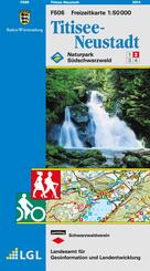 Topographische Freizeitkarte Baden-W&uuml;rttemberg Titisee-Neustadt
