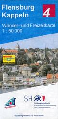 Wander- und Freizeitkarte Flensburg Kappeln