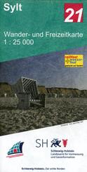 Wander- und Freizeitkarte Sylt
