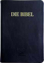 Schlachter 2000 Bibel - Gro&szlig;druckausgabe (Softcover, schwarz, Goldschnitt)