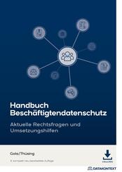Handbuch Besch&auml;ftigtendatenschutz, m. 1 Buch, m. 1 Online-Zugang