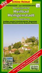 Radwander-und Wanderkarte Obereichsfeld, Heilbad Heiligenstadt und Umgebung