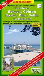 Doktor Barthel Karte Insel R&uuml;gen, Bergen, G&ouml;hren, Baabe, Binz, Sellin und Umgebung