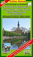 Doktor Barthel Karte Naturpark Schlaubetal, Frankfurt (Oder), Guben, Eisenh&uuml;ttenstadt und Umgebung