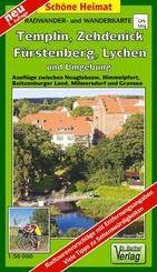 Doktor Barthel Karte Templin, Zehdenick, F&uuml;rstenberg, Lychen und Umgebung