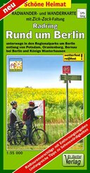 Radwander- und Wanderkarte Radring Rund um Berlin