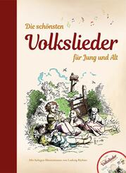 Die sch&ouml;nsten Volkslieder f&uuml;r Jung und Alt, m. 1 Audio-CD