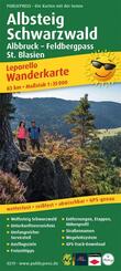 Publicpress Leporello Wanderkarte Albsteig, Schwarzwald, Albbruck, Feldbergpass, St. Blasien 1:35.000