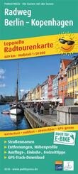 Radtourenkarte Radweg Berlin - Kopenhagen 1 : 50 000