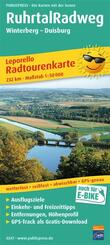 PublicPress Leporello Radtourenkarte Ruhrtal-Radweg, Winterberg - Duisburg