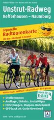 Publicpress Leporello Radtourenkarte Unstrut-Radweg, Kefferhausen, Naumburg 1:50.000