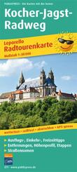 Publicpress Leporello Radtourenkarte Kocher-Jagst-Radweg 1:50.000