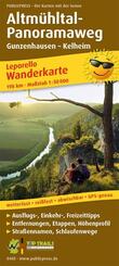 Publicpress Leporello Wanderkarte Altm&uuml;hltal-Panoramaweg, Gunzenhausen, Kelheim 1:50.000
