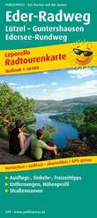 Publicpress Leporello Radtourenkarte Eder-Radweg, L&uuml;tzel, Guntershausen, Edersee-Rundweg 1:50.000