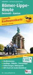 Radwanderkarte R&ouml;mer-Lippe-Route, Detmold - Xanten 1 : 50 000