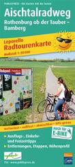 Publicpress Leporello Radtourenkarte Aischtalradweg, Rothenburg ob der Tauber, Bamberg 1:50.000