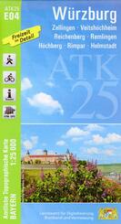 ATK25-E04 W&uuml;rzburg (Amtliche Topographische Karte 1:25000)