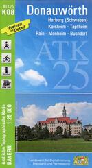 ATK25-K08 Donauw&ouml;rth (Amtliche Topographische Karte 1:25000)