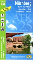ATK25-G09 N&uuml;rnberg (Amtliche Topographische Karte 1:25000)