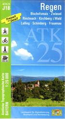 ATK25-J18 Regen (Amtliche Topographische Karte 1:25000)