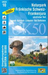 UK50-10 Naturpark Fr&auml;nkische Schweiz - Frankenjura n&ouml;rdlicher Teil