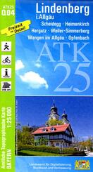 ATK25-Q04 Lindenberg i.Allg&auml;u (Amtliche Topographische Karte 1:25000)