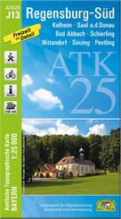 ATK25-J13 Regensburg-S&uuml;d (Amtliche Topographische Karte 1:25000)