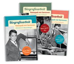 Biografiearbeit - Ratespa&szlig; mit Senioren, 3 Bde. im Set