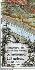 Schrammsteine&middot;Affensteine 1 : 10 000