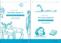 Ich kann lesen 5 und 6 - im Set - 2 Sch&uuml;lerarbeitshefte 3. und 4. Klasse