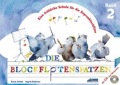 Der Blockfl&ouml;tenspatz, m. Audio-CD.Bd.2