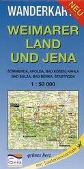 Wanderkarte Weimarer Land und Jena