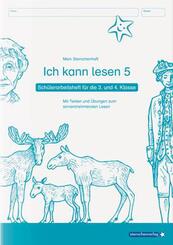 Ich kann lesen 5, Sch&uuml;lerarbeitsheft f&uuml;r die 3. und 4. Klasse