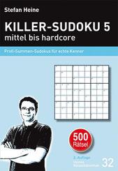 Killer-Sudoku 5 - mittel bis hardcore.Bd.5