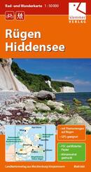 R&uuml;gen - Hiddensee 1 : 50 000 Rad- und Wanderkarte