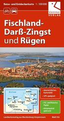 Reise- und Entdeckerkarte Fischland-Dar&szlig;-Zingst und R&uuml;gen