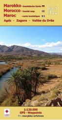 N12: Agdz - Zagora - Vall&eacute;e du Dr&acirc;a - 1:120.000