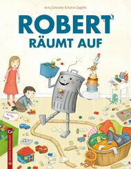 Robert r&auml;umt auf