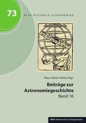 Beitr&auml;ge zur Astronomiegeschichte