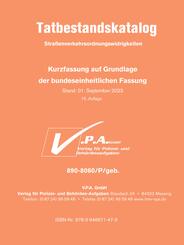 Bundeseinheitlicher Tatbestandskatalog Polizeifassung, gebunden