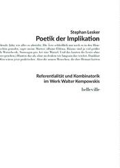 Poetik der Implikation