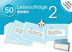 50 Leseauftr&auml;ge 2 in der Box in Sprechsilben