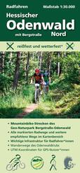 Radfahren, Hessischer Odenwald Nord mit Bergstra&szlig;e, m. 1 Buch