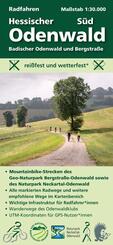 Radfahren, Hessischer Odenwald S&uuml;d / Badischer Odenwald und Bergstra&szlig;e, m. 1 Buch