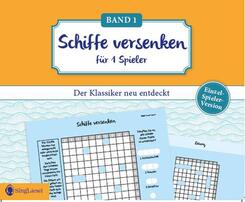 Schiffe versenken. Jetzt ohne Gegner alleine spielen. Der Spiele-Klassiker als Einzel-Spieler-Version. Ged&auml;chtnistraining und Logik-Spiel f&uuml;r stundenlangen R&auml;tsel-Spa&szlig;. R&auml;tsel-Block im XXL-Format