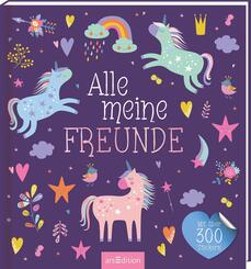 Alle meine Freunde - Einhorn | Mit &uuml;ber 300 Stickern