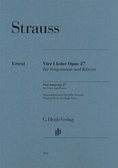 Richard Strauss - Vier Lieder op. 27