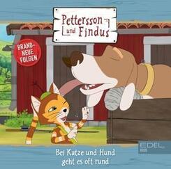 Pettersson und Findus - Bei Katze und Hund geht es oft rund,1 Audio-CD