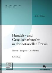 Handels- und Gesellschaftsrecht in der notariellen Praxis